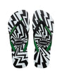 Kids Top Crash Mix Black/Green - Beachin Surf