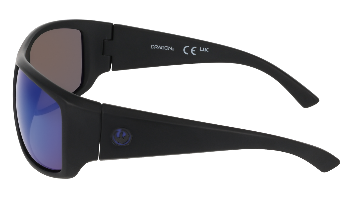 Dragon Vantage 2.0 - H2O Matte Black w/ LUMALENS Blue Ion Polar