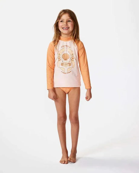 La Tropica Long Sleeve Uv Swim Set V- Girls (1-8 Years) - Beachin Surf