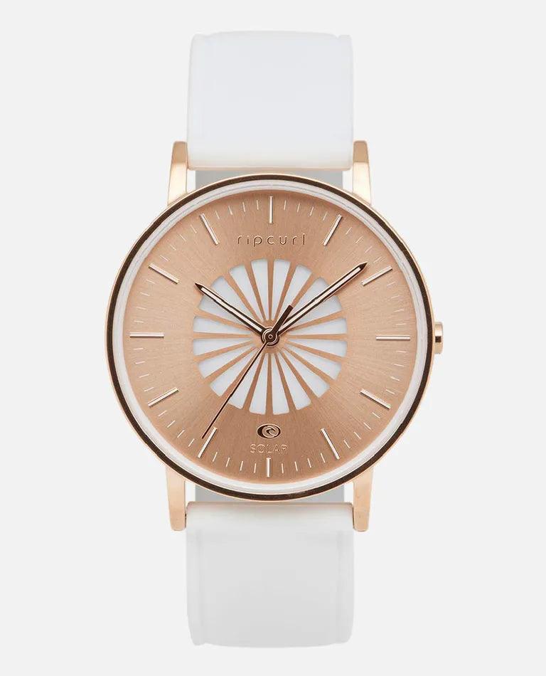 Latch Solar Silicone Rose Gold Watch | RIP CURL | Beachin Surf | Shop Online | Toukley Surf Shop