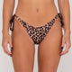 Lennie Leopard Midi Tie Bikini Bottom - Beachin Surf