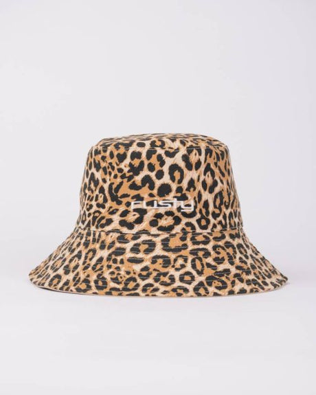 Lennie Leopard Reversible Bucket Hat - Beachin Surf