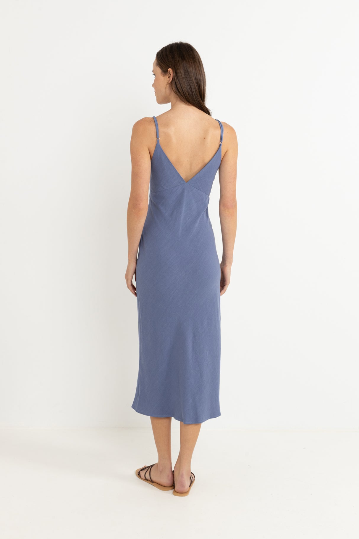 Lily Bias Cut Midi Dress