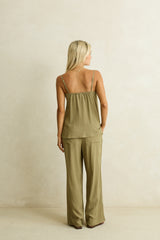 Linen Lace Trackpant