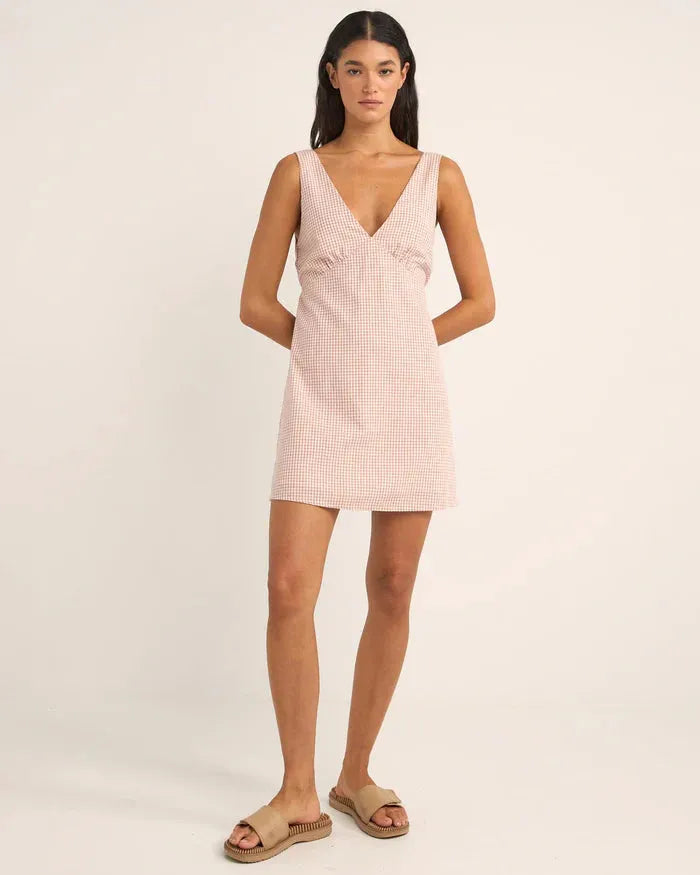 Lola Check Mini Dress - Beachin Surf