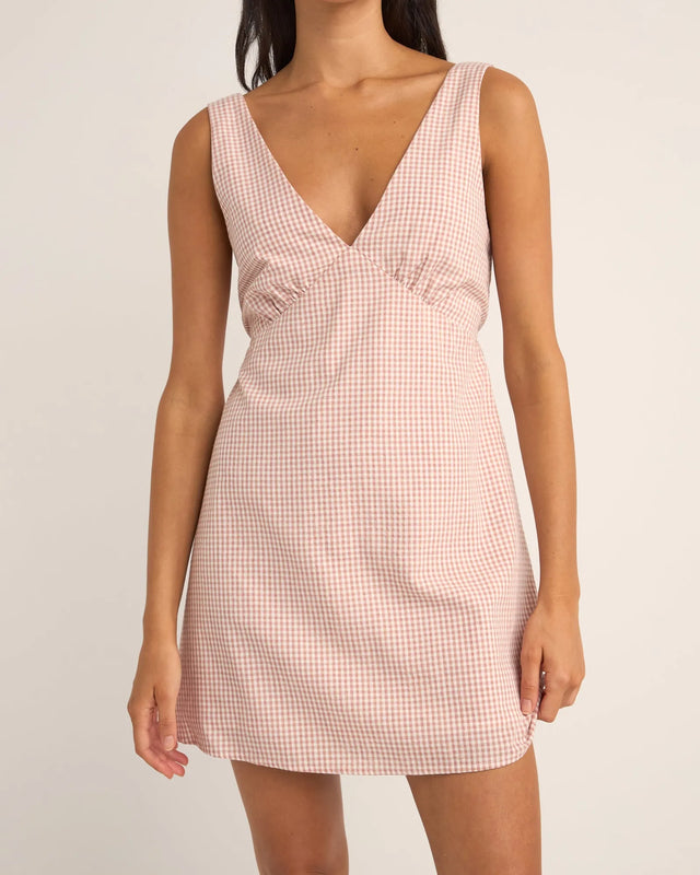 Lola Check Mini Dress - Beachin Surf