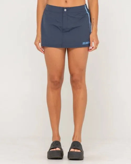 Lombardi Nylon Mini Skirt - Beachin Surf