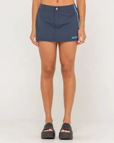 Lombardi Nylon Mini Skirt - Beachin Surf