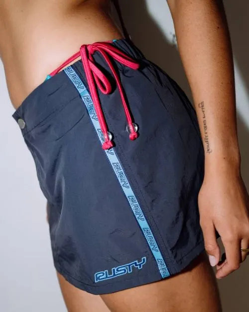 Lombardi Nylon Mini Skirt - Beachin Surf