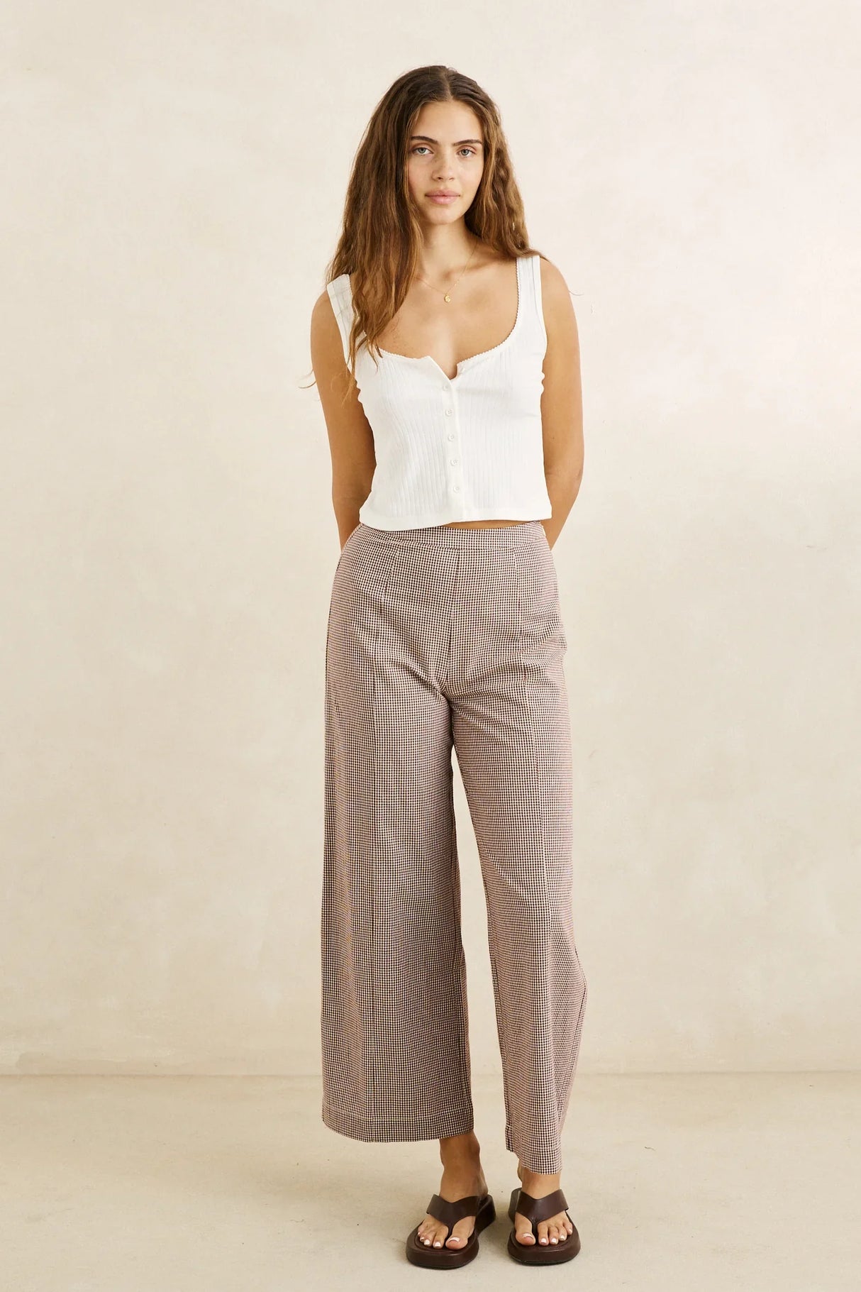 london-check-wide-leg-pant-cho-0726W-PA03-CHO-5_1 - Beachin Surf