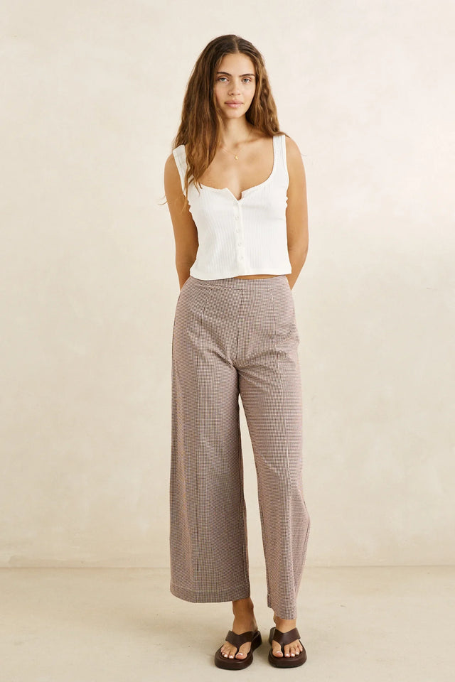 london-check-wide-leg-pant-cho-0726W-PA03-CHO-5_1 - Beachin Surf