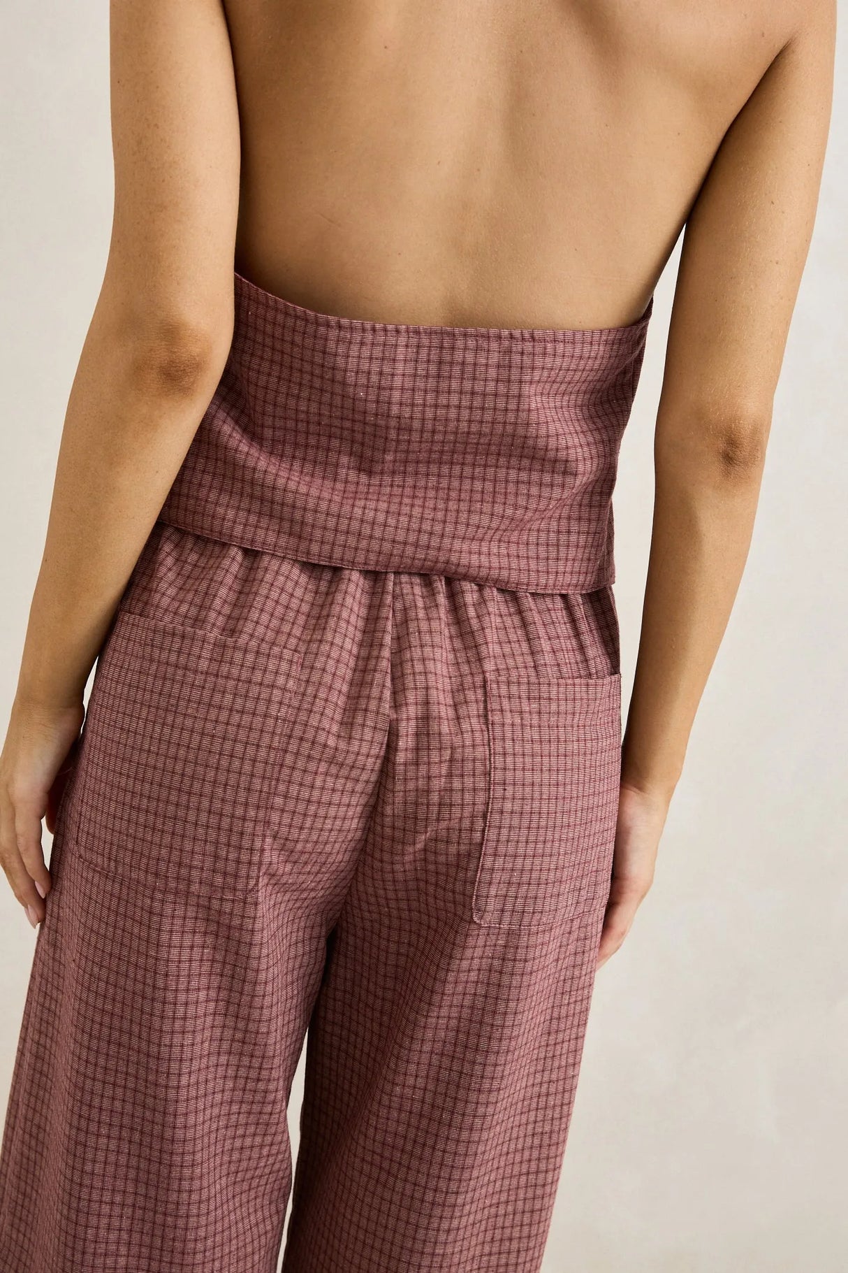 lucy-check-wide-leg-pant-rus-CD25W-PA48-RUS-5_2 - Beachin Surf