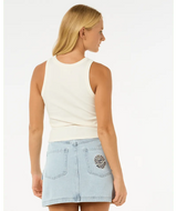 Luna Ribbed Tank - Beachin Surf