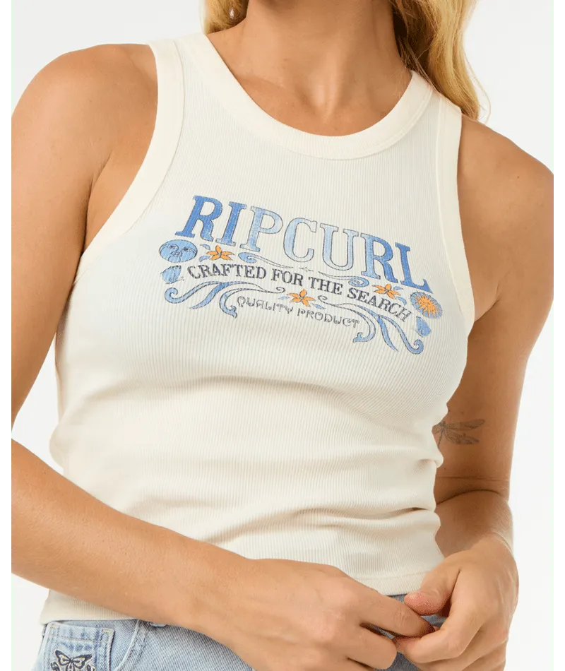 Luna Ribbed Tank - Beachin Surf