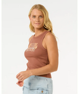 Luna Ribbed Tank - Beachin Surf