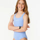 Lux Rib One Piece Swimsuit - Girls (8-16 years) | RIP CURL | Beachin Surf | Shop Online | Toukley Surf Shop