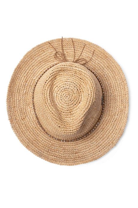 Magdalena Raffia Fedora - Beachin Surf