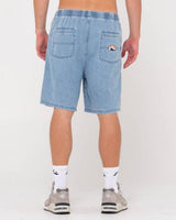 Manila Folder Denim Elastic Short - Beachin Surf