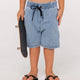 MANILA FOLDER DENIM ELASTIC SHORT RUNTS - Beachin Surf