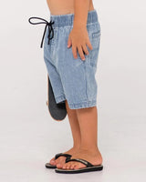 Manila Folder Denim Elastic Short Runts - Beachin Surf