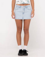 Mavericks Low Rise Denim Mini Skirt - Beachin Surf