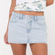 Mavericks Low Rise Denim Mini Skirt - Beachin Surf