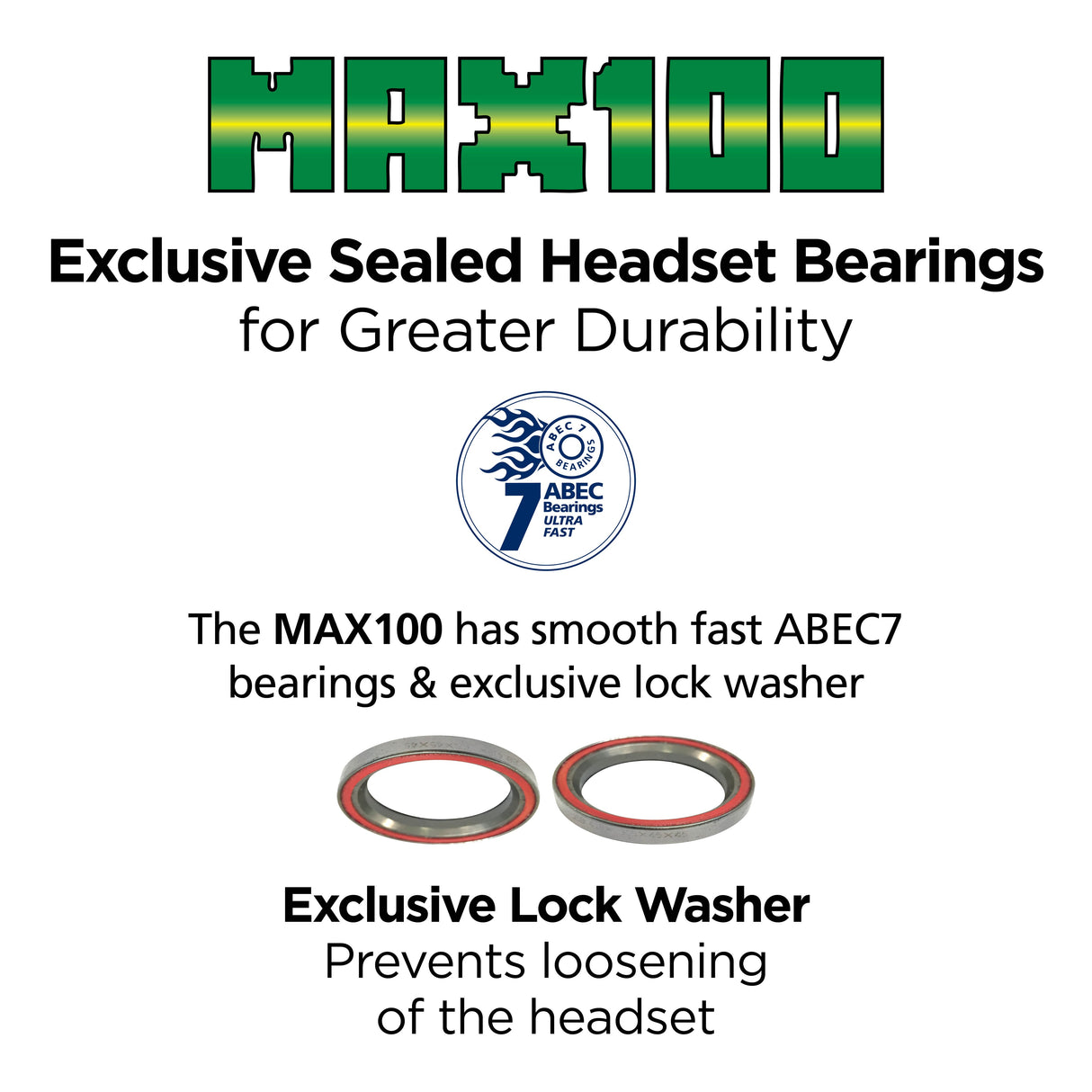 Adrenalin Max 100 Stunt Scooter Blue - Sealed Bearings Info