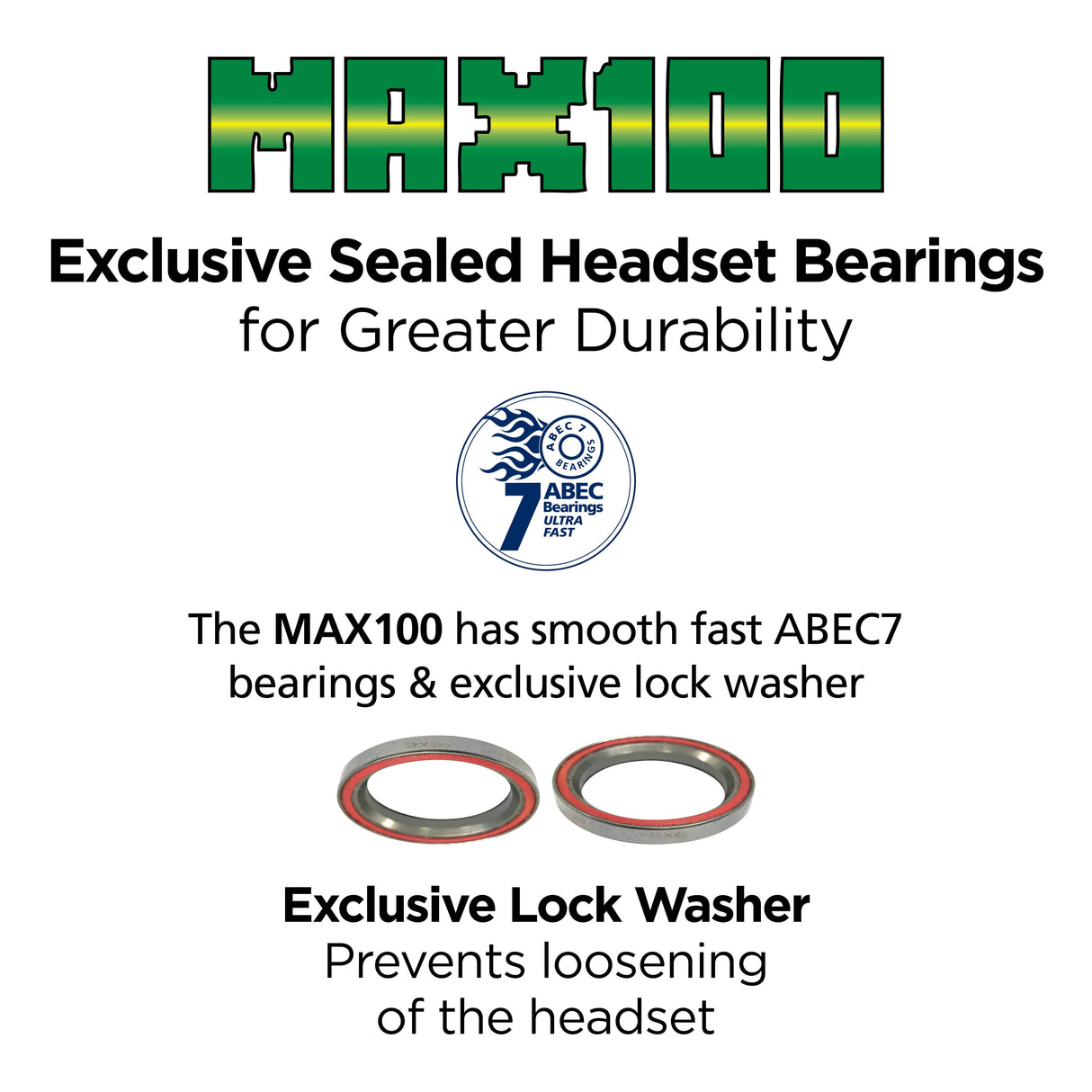 Adrenalin Max 100 Stunt Scooter - Sealed Bearings Info
