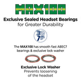 Adrenalin Max 100 Stunt Scooter - Sealed Bearings Info