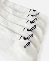 Men's Brand Ankle Sock - 5 Pack - Beachin Surf