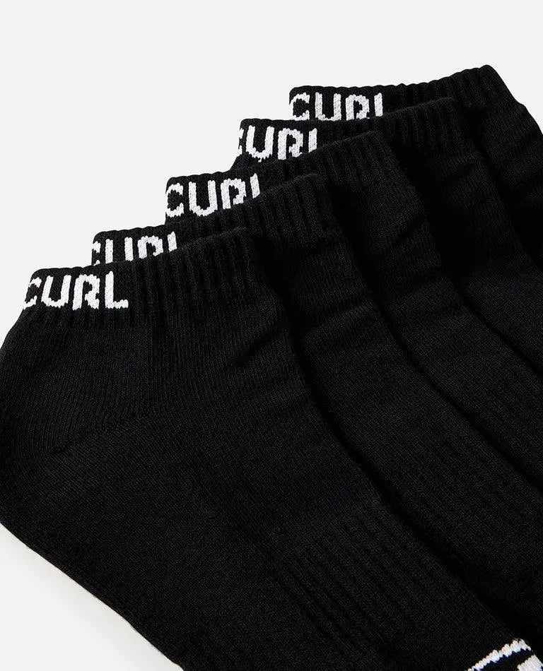 Men's Brand Ankle Sock - 5 Pack - Beachin Surf