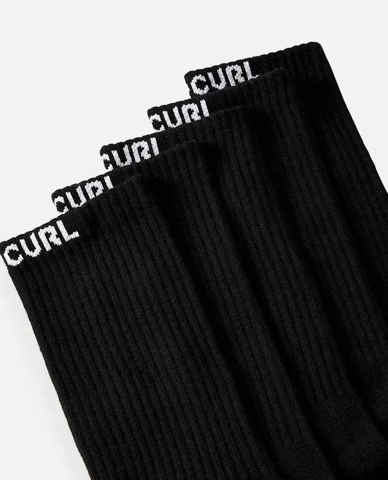 Men'S Brand Crew Sock - 5 Pack - Beachin Surf