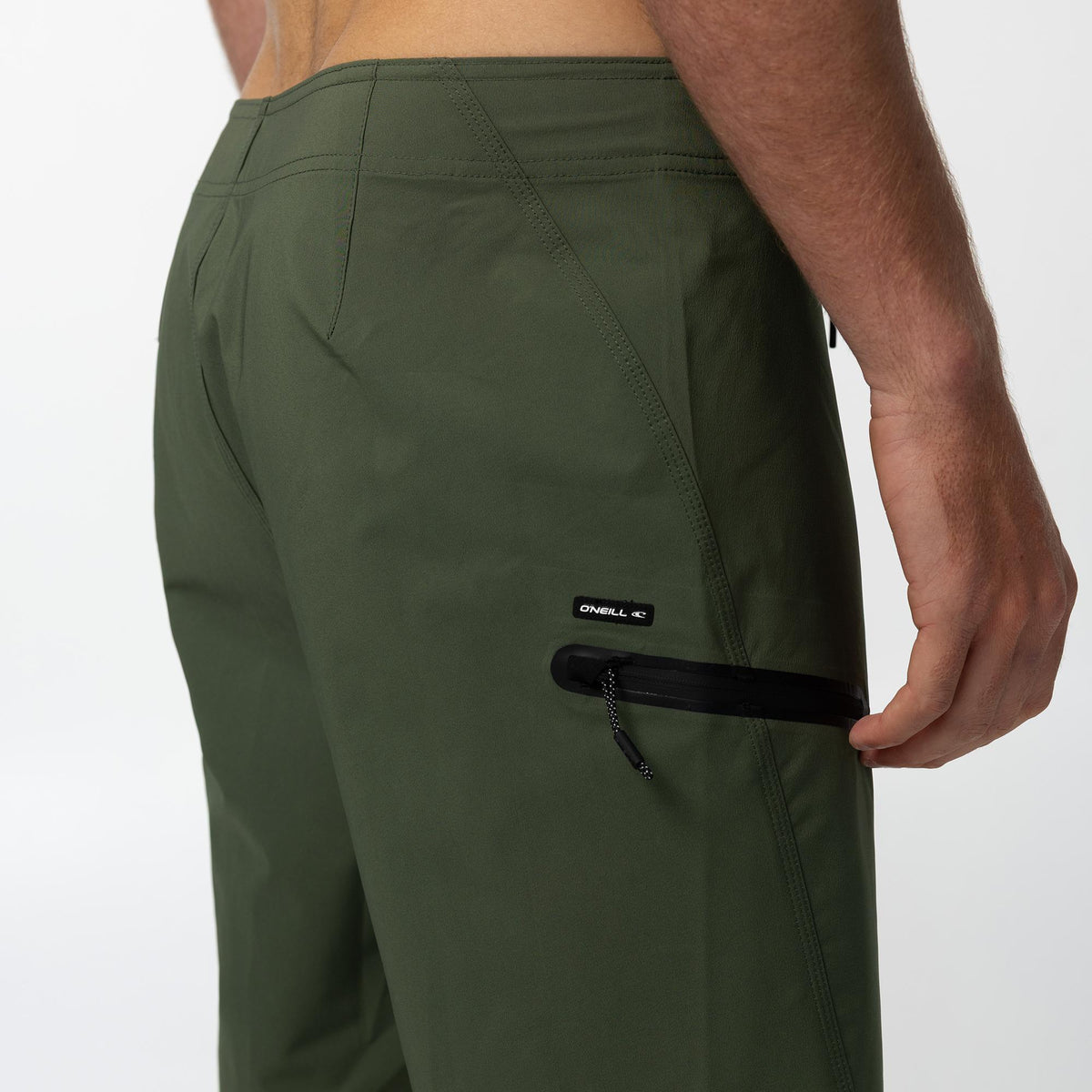 O'Neill Hyperfreak Tech Solid 19 Boardshort Dark Olive