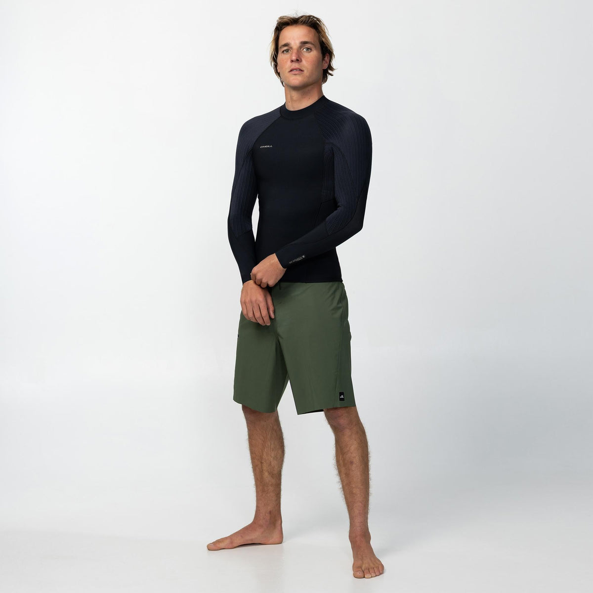 O'Neill Hyperfreak Tech Solid 19 Boardshort Dark Olive