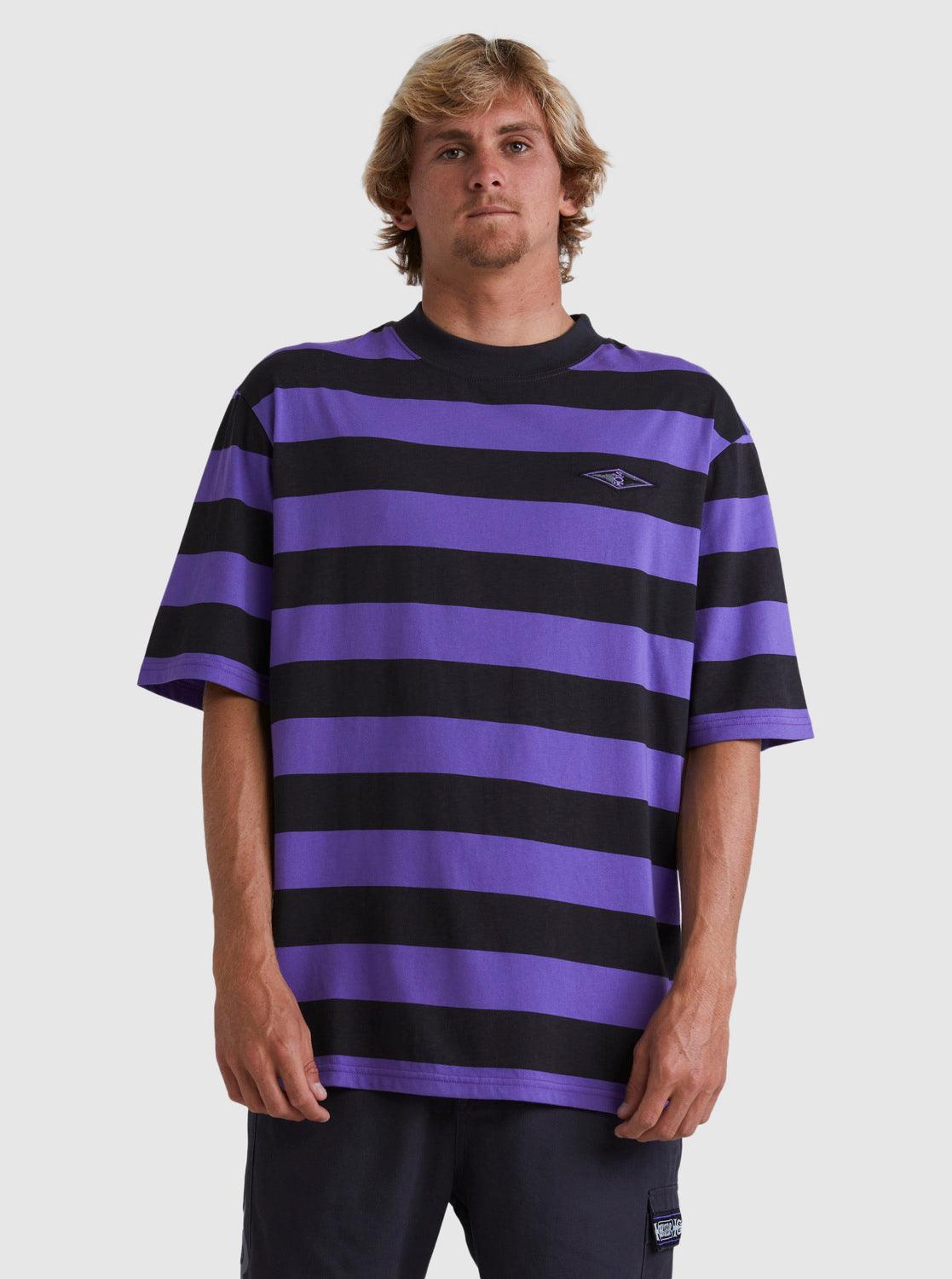 Mens Mercury Stripe T-Shirt | QUIKSILVER | Beachin Surf