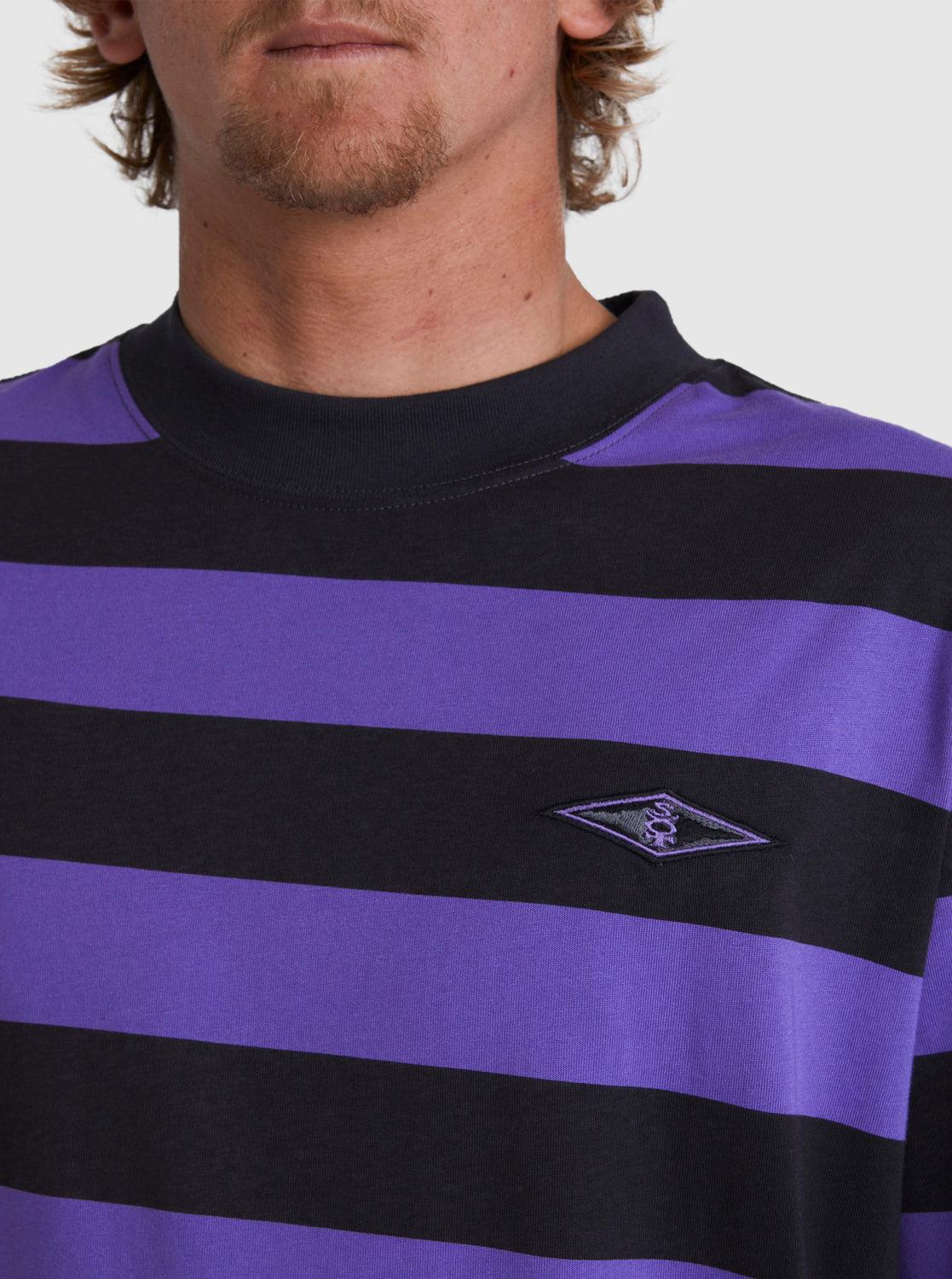 Mens Mercury Stripe T-Shirt | QUIKSILVER | Beachin Surf