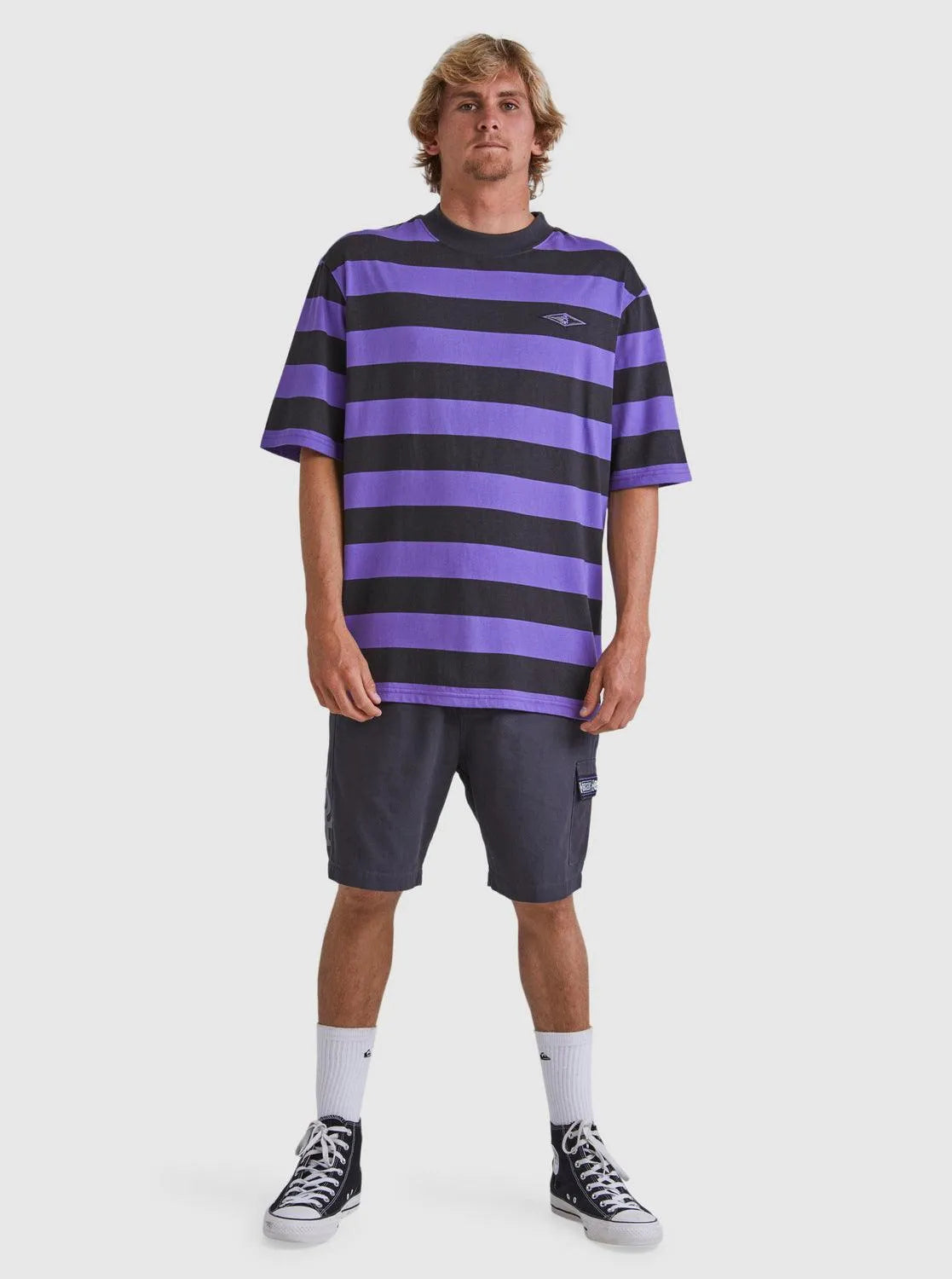 Mens Mercury Stripe T-Shirt - Beachin Surf