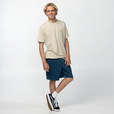 O'Neill OG Cord Elastic Waist 18 Short Blue Fusion