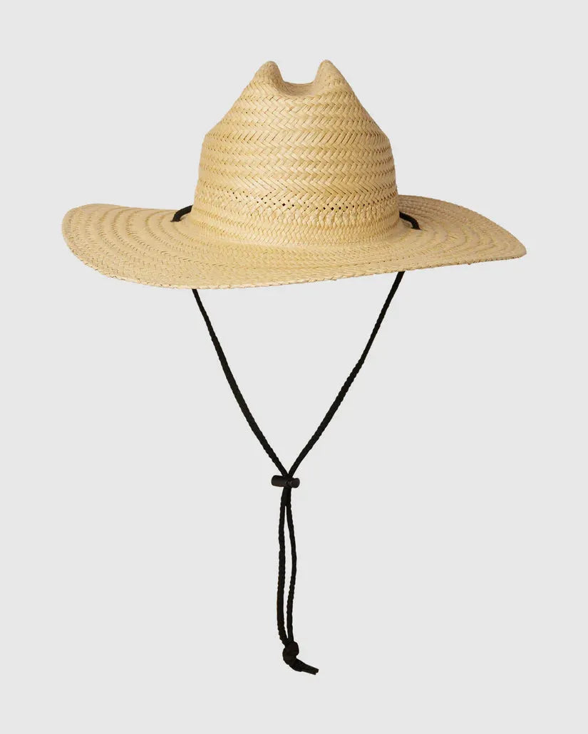 Mens Pierside Packable Lifeguard Straw Hat - Beachin Surf