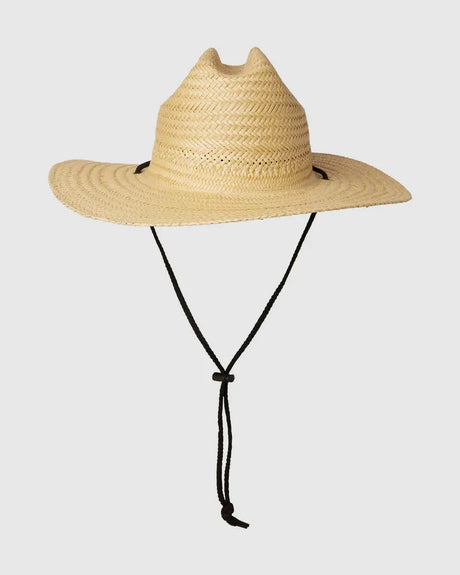 Mens Pierside Packable Lifeguard Straw Hat - Beachin Surf