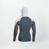 Men's Thin Skins Neo Long Sleeve Hooded Rash Vest