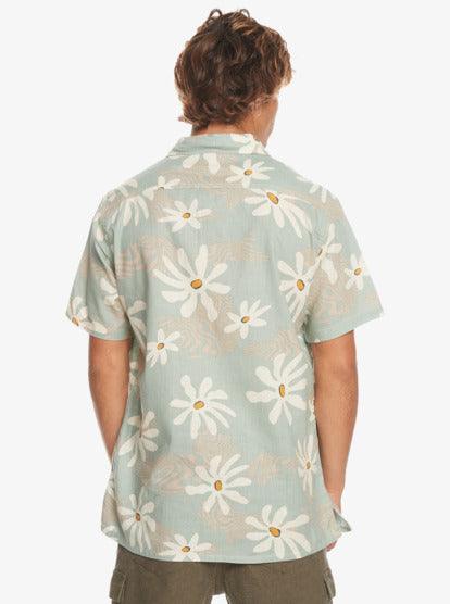 Mens Trippy Floral Short Sleeve Shirt - Beachin Surf