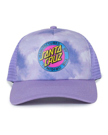 Mfg Retro Dot Santa Cruz Women'S Snapback Trucker Hat - Beachin Surf