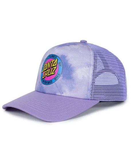 Mfg Retro Dot Santa Cruz Women'S Snapback Trucker Hat - Beachin Surf