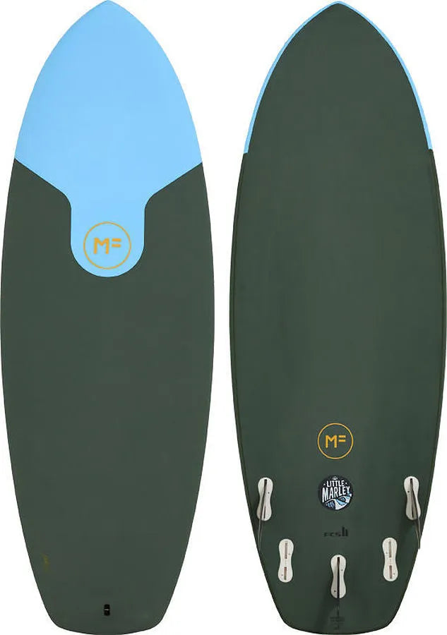 Mick Fanning Softboards Little Marley FCS 2 Super EVA King Green Softboard - Beachin Surf
