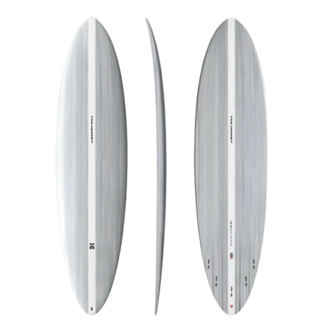 Mid 6- Thunderbolt Red - Candy White - Beachin Surf