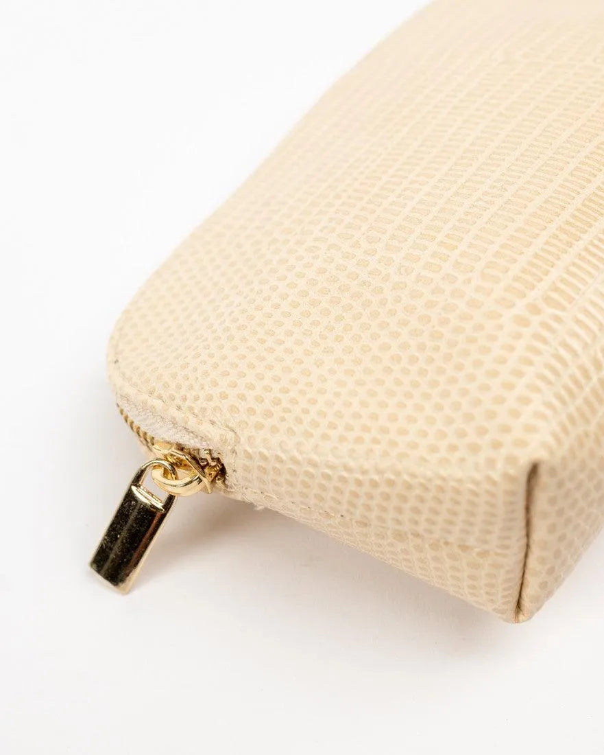 Mila Vegan Leather Textured Pouch - Beachin Surf