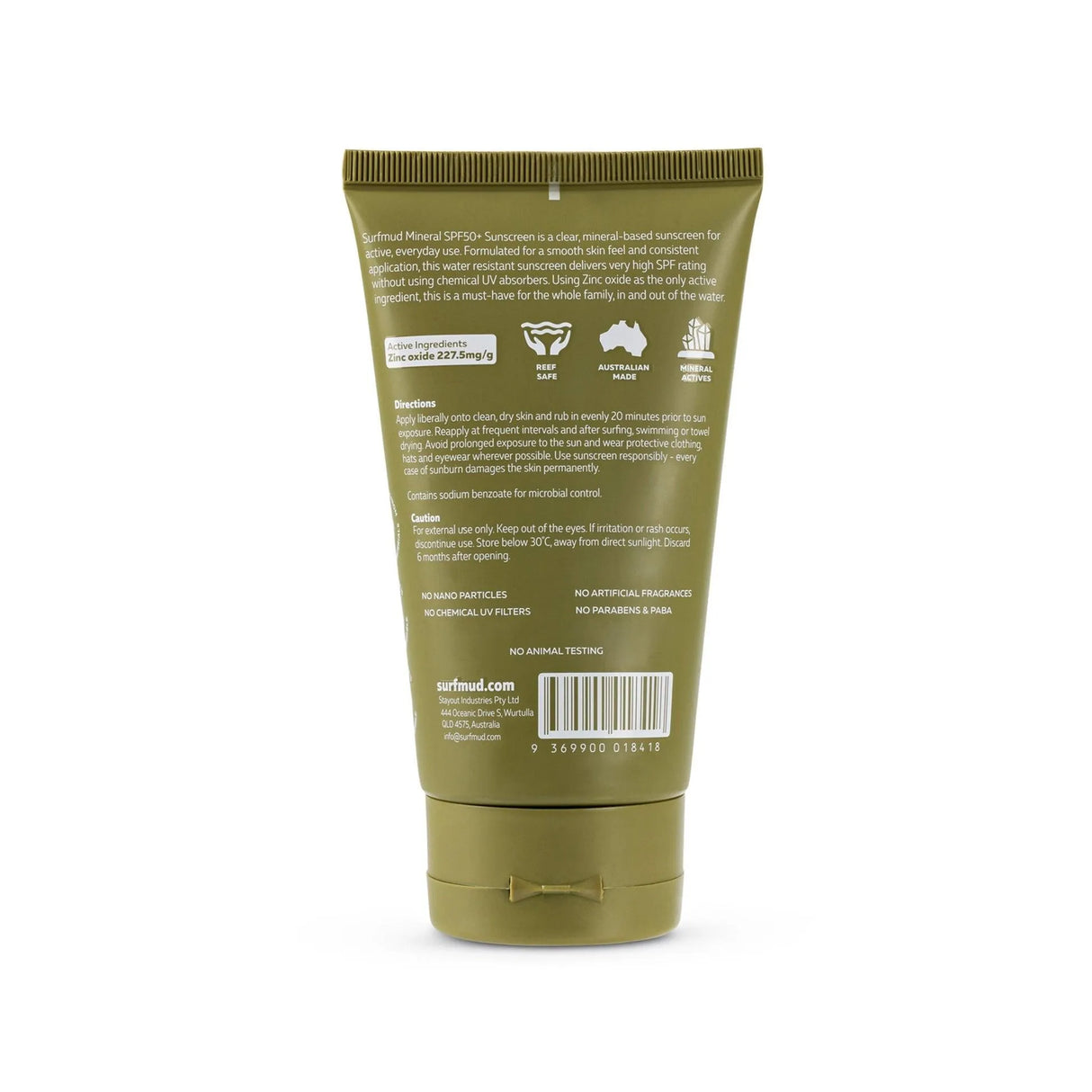 Mineral Sunscreen Spf50+ 125G - Beachin Surf