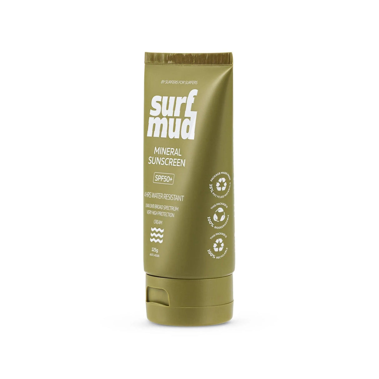 Mineral Sunscreen Spf50+ 125G - Beachin Surf