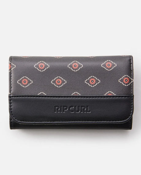 Mixed Floral Mid Wallet - Beachin Surf